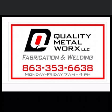 metal fabrication in haines city fl|Quality Metal Worx, 1306 Melbourne Ave, Haines City, FL 33844, .